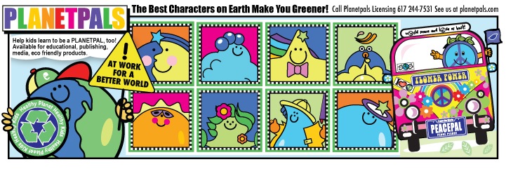 Earthday License planetpals cahracters they love earth