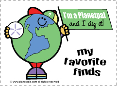 Free Earthday activity - earth archeology dig kids