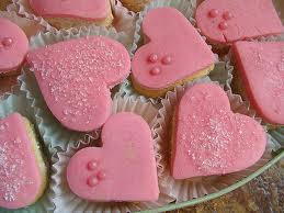 marzipan hearts valentines food