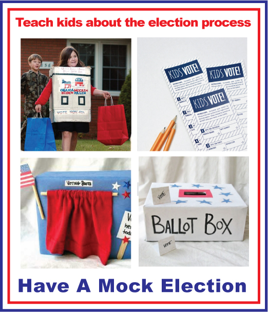 have a DIY Mock election for kids