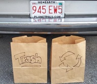 make trash bins bag